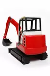 Bruder Mini kaivuri - Leikkiautot ja kauko-ohjattavat autot - 4001702024321 - 4