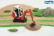 Bruder Mini kaivuri - Leikkiautot ja kauko-ohjattavat autot - 4001702024321 - 2