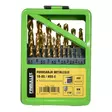 Finbullet Poranteräsarja 19-os 1-10 mm hss-e tin - Metalliporanterät - 6430017700961 - 2