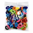 Hiuslenkki värilajitelma 100kpl 3,5cm - Hiuskoristeet - 6438159392761 - 1