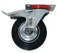 Kalustepyörä kääntyvä 160mm jarrulla - Huonekalupyörät - 6430074693411 - 1