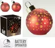 Led-joulupallo punainen 15cm - Jouluvalot - 8721461172281 - 1