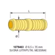 Letkuliitinputki 8mm messinkiä - Letkutuotteet - 6438206784631 - 2