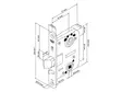 Lukkorunko 3115 oikea - Lukot,lukitus ja nivelsalvat - 6414675151761 - 3