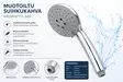 Muotoiltu suihkukahva krom. - Bideesuihkut ja käsisuihkut - 6438159121781 - 1