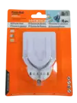 Muovinen liimakoukku 61x72 mm 1kpl - Koukut ja naulakot - 6438159365031 - 1
