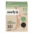 Norlyn comfy nilkkasukat 2-pack 20den black 36-41 - Naisten sukat ja sukkahousut - 7028413010341 - 1