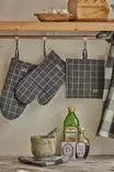 Patalappu ruutu tumma harmaa - Patalaput , kinttaat ja keittiöpyyhkeet - 7318161564211 - 3