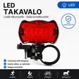 Polkupyörän LED takavalo 5xLED - Valot - 6438159952101 - 1