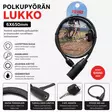 Polkupyörän lukko 6X650mm - Lukot - 6438159095341 - 1