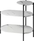 Pöytä 3-tasoinen marmori 63cm - Pienkalusteet - 8721037884921 - 2