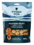 PrimaDog Northern Treats Bits Kalkkuna Pennuille & Treenaamiseen 150g koiran makupala - Koiran herkut - 6430076898081 - 1