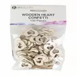 Puinen sydänkoriste 200kpl, lajitelma - Askarteluhelmet - 8720573614511 - 4