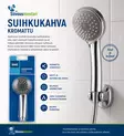 Suihkukahva kromattu - Lamput - 6438159086301 - 1