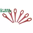 Terälappu bosch trimmerit punainen (6 kpl) - Autotarvikkeet - 6405337553351 - 1