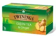Twinings green tea ginger 25x1,6g - Teet ja kaakaot - 070177175221 - 1