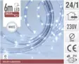 Valoköysi led valkoinen 6m IP44 - Pöytä- ja sisustusvalaisimet - 8719202287691 - 1