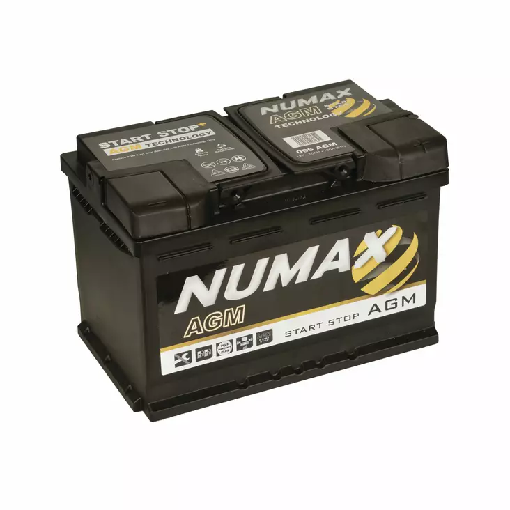 Numax AGM Käynnistysakku 70Ah - Auton akut - 5060196061341 - 1