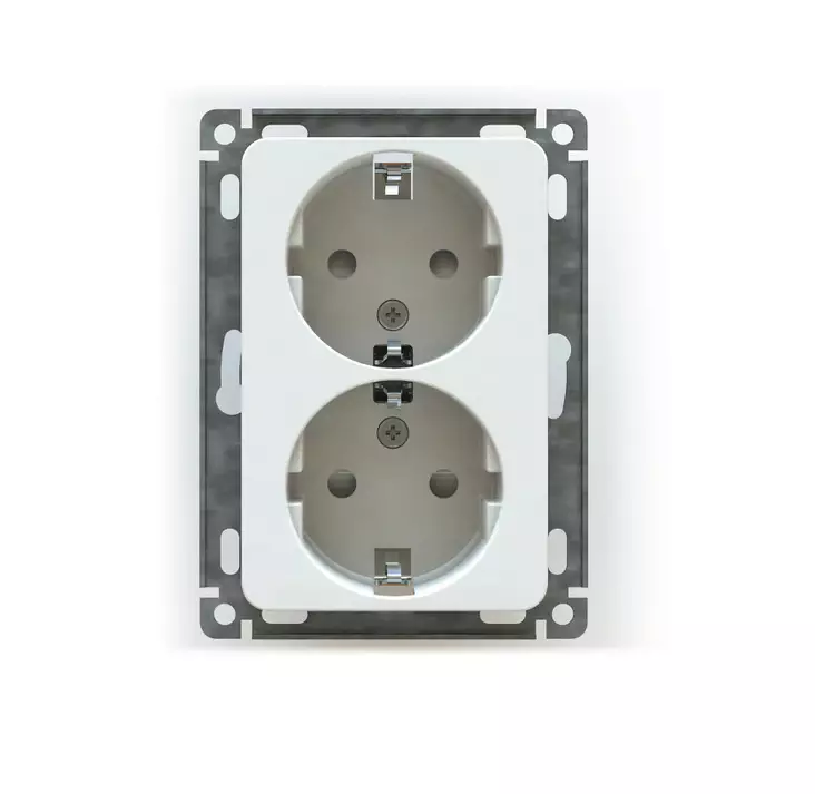 Etman pistorasia 2-os keskiöllä uppo - Pistorasiat - 6438140963031 - 1