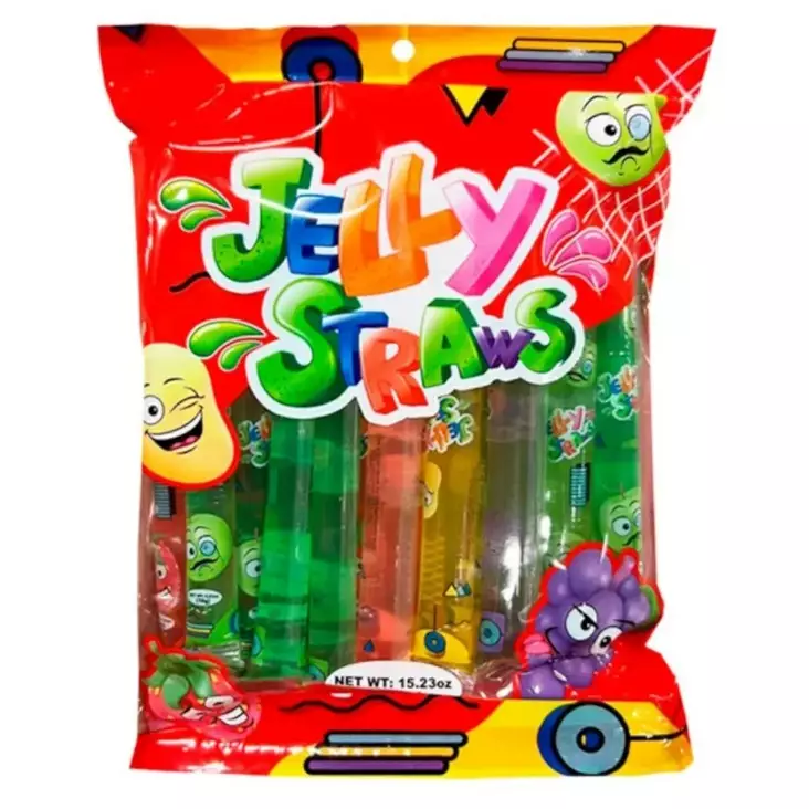 Jelly Straws 432 g hyytelömakeinen - Karkit - 7350045429971 - 1