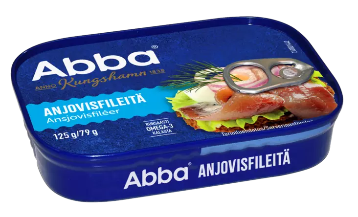 Abba anjovisfileitä 125/79g - Kalasäilykkeet - 7311170022871 - 1