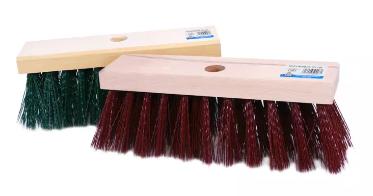 Aino katuharja 25cm harmaa/vihreä - Pihaharjat - 6416096500081 - 1