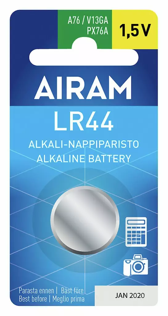 Airam n.paristo lr44 1,5v 1/bl - Nappiparistot - 6435200138071 - 1