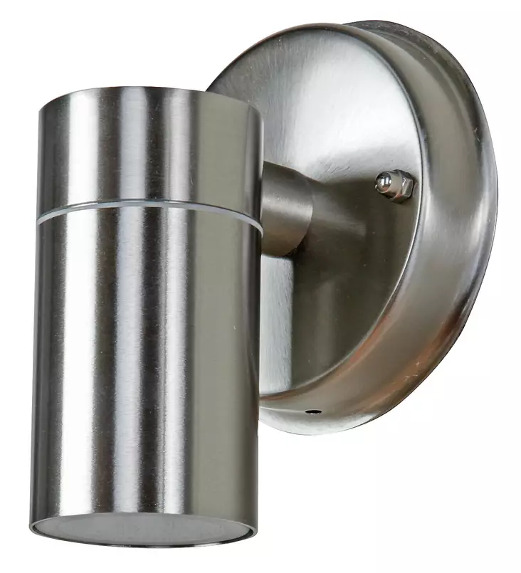 Airam seinävalaisin GU10 IP44 teräs Alppila 1S - Ulkoseinävalaisimet - 6435200147561 - 1