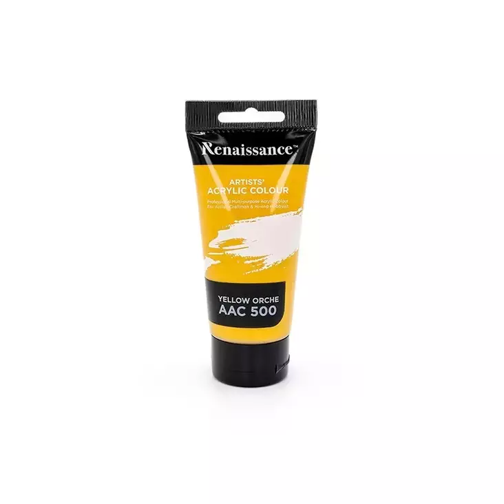 Akryylimaali 75ml Yellow Orche AAC 500 - Valmisvärit - 8851907234461 - 1