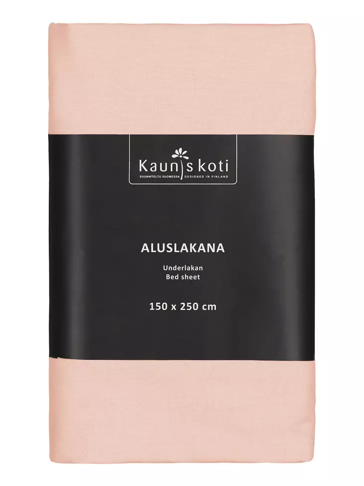 Aluslakana 150x250cm puuteri roosa - Aluslakanat - 6438146381891 - 1
