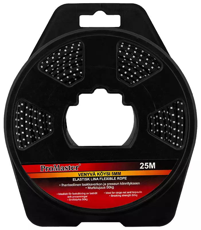 Venyvä köysi 5mmx25m - Narut ja köydet - 6420286859491 - 1