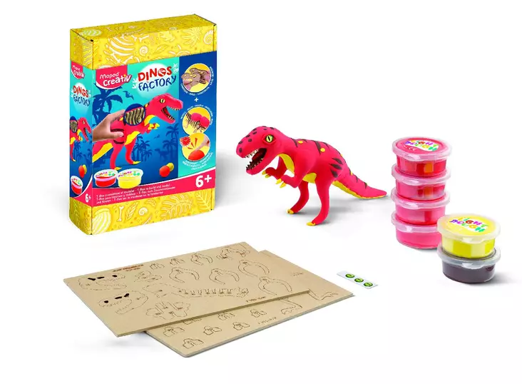 Askartelusarja Maped Dinos Factory T-REX - Valmisvärit - 3154149072101 - 1