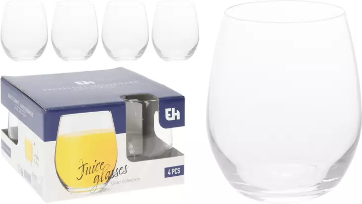 Aura Juomalasi 4kpl 390ml - Juomalasit - 8719202244021 - 1