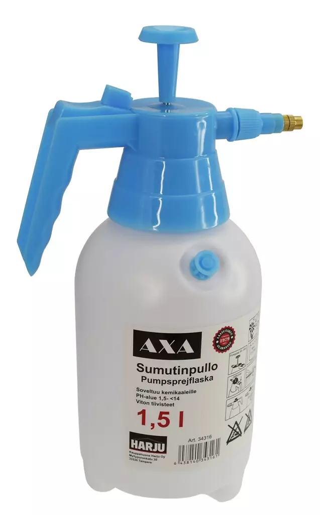Axa Puutarharuisku kemikaaleille 1,5L - Sumutinpullot ja paineruiskut - 6438140343161 - 1