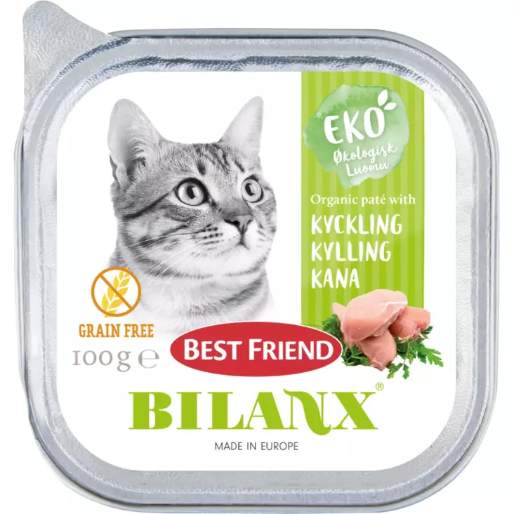 BF Bilanx luomu kanapatee 100g - Kissan märkäruoat - 5700551211331 - 1