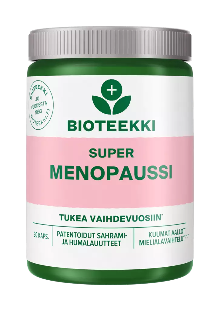 Bioteekki Super menopaussi 30kaps. - Vitamiinit ja mineraalit - 6430080442461 - 1