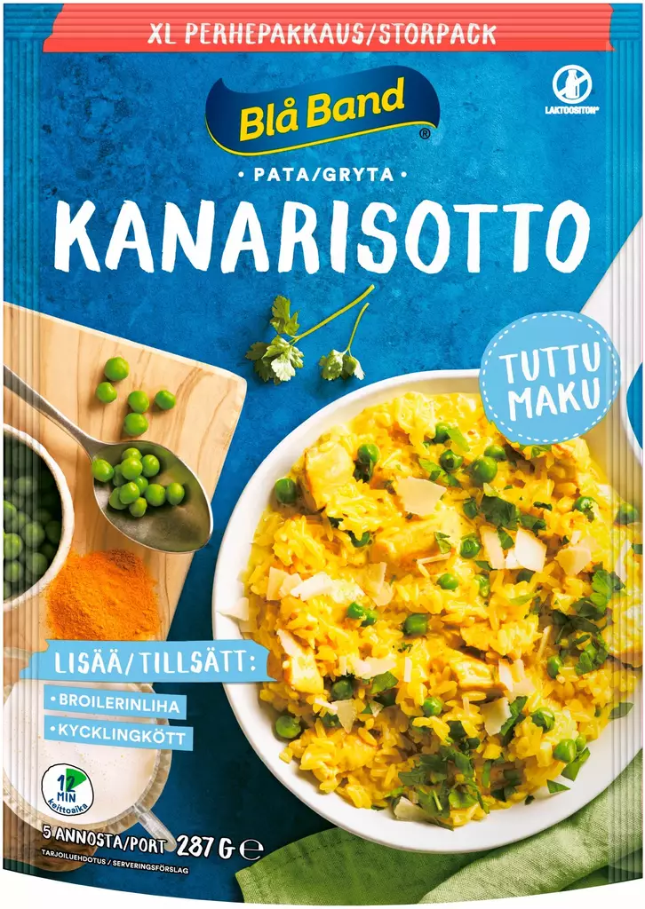 Blå Band vähälaktoosinen Kanarisotto XL - Kuivaruoka-aineet, keitot ja kastikkeet - 7322550035961 - 1