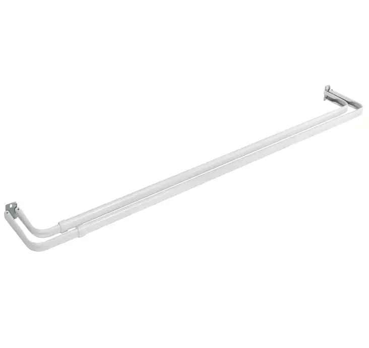 C-tuplatanko 90-150cm valkoinen - Verhotangot ja verhotarvikkeet - 6417012400201 - 1