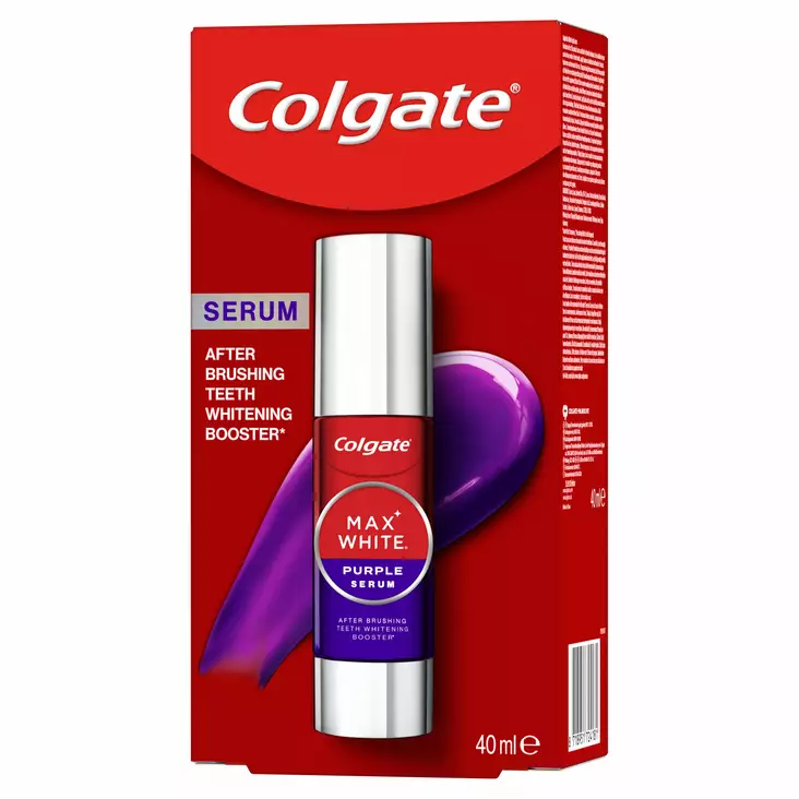 Colgate Max White Purple Serum 40ml - Suunhoitotarvikkeet & suuvedet - 8718951724181 - 1