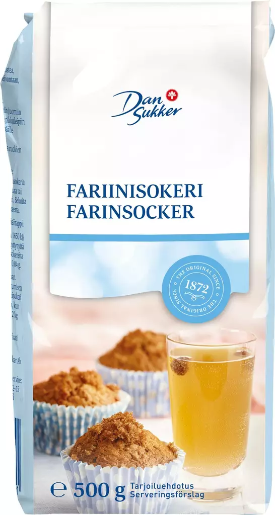Dansukker Fariinisokeri 500g - Elintarvikkeet - 6414000043051 - 1