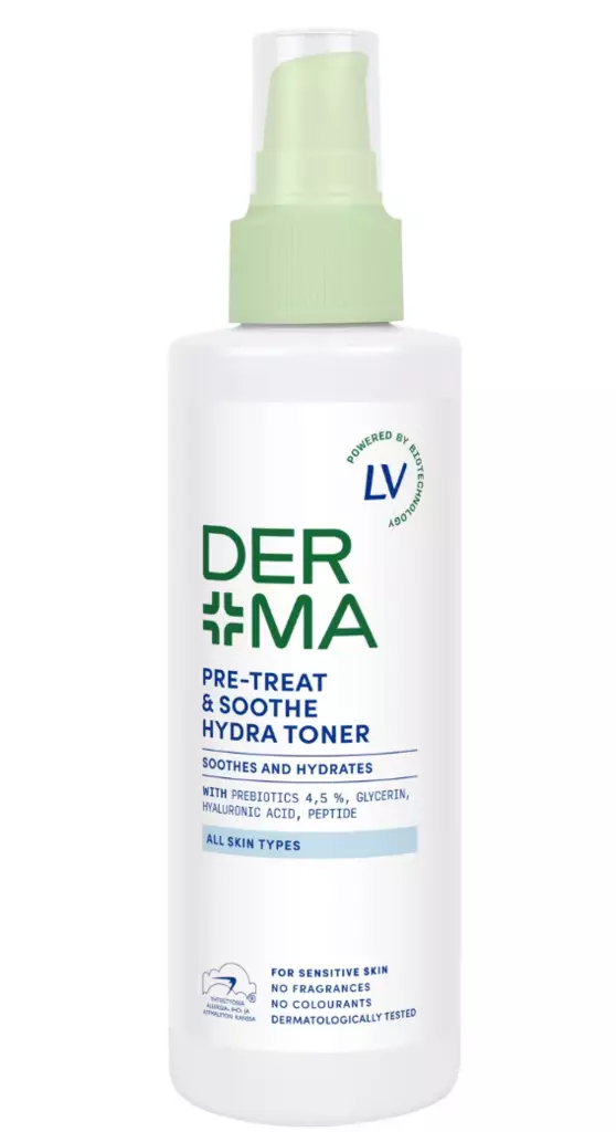 Derma by LV Pre-Treat & Soothe Hydra - Kasvovedet ja kasvojen puhdistusaineet - 6414505209631 - 1