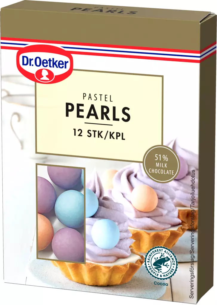 DR.OETKER PASTEL PEARLS 12KPL - Kissat - 5701073061541 - 1