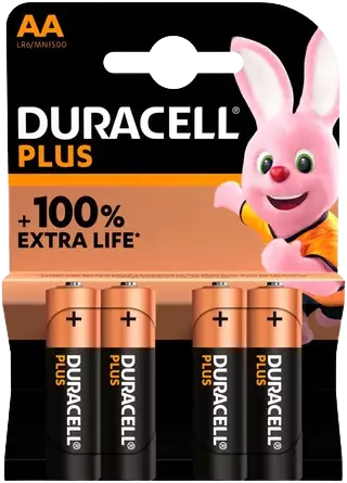 Duracell plus poweraa 4kpl - Sormiparistot - 5000394140851 - 2