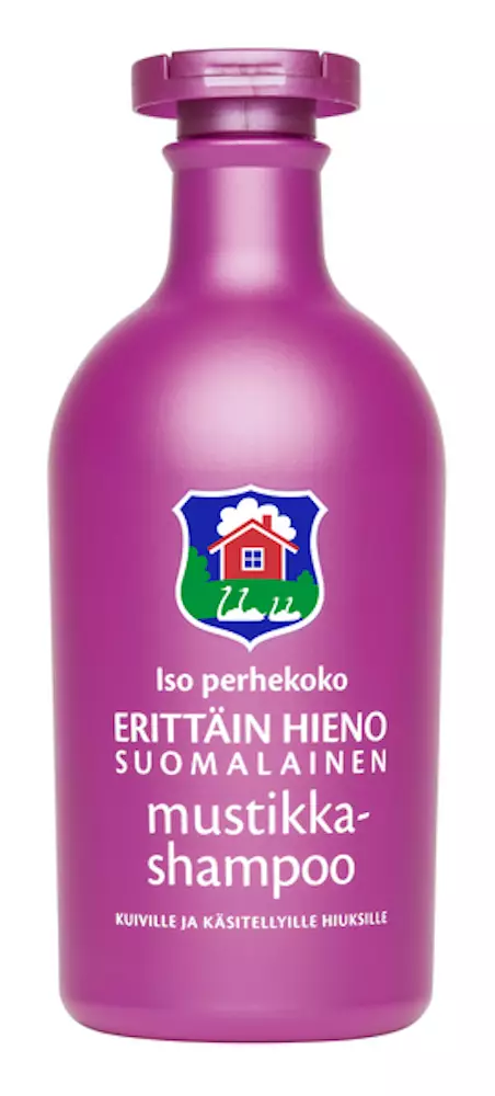 Erittäin Hieno Suomalainen shampoo mustikka 500ml - Shampoot - 7310613224001 - 1
