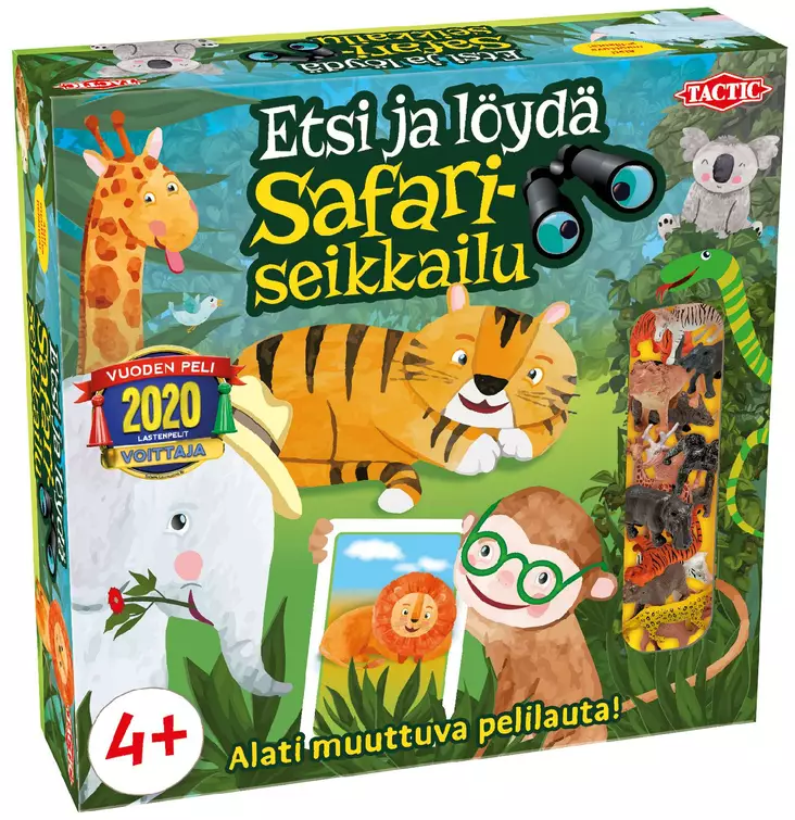 TacTic Etsi ja löydä Safariseikkailu - Lautapelit ja seurapelit - 6416739563961 - 1