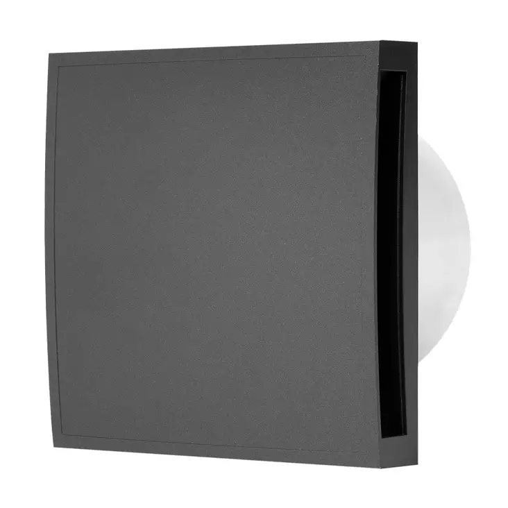 Europlast poistopuhallin 100mm neliö antrasiitti - Poistoilmapuhaltimet - 4750492012581 - 1