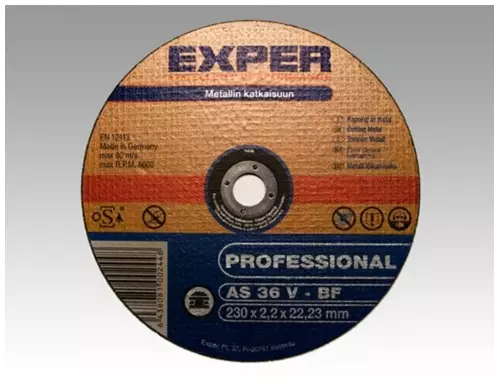 Exper katkaisulaikka 125x0,8mm rst/teräs - Katkaisulaikat - 6438081002851 - 1