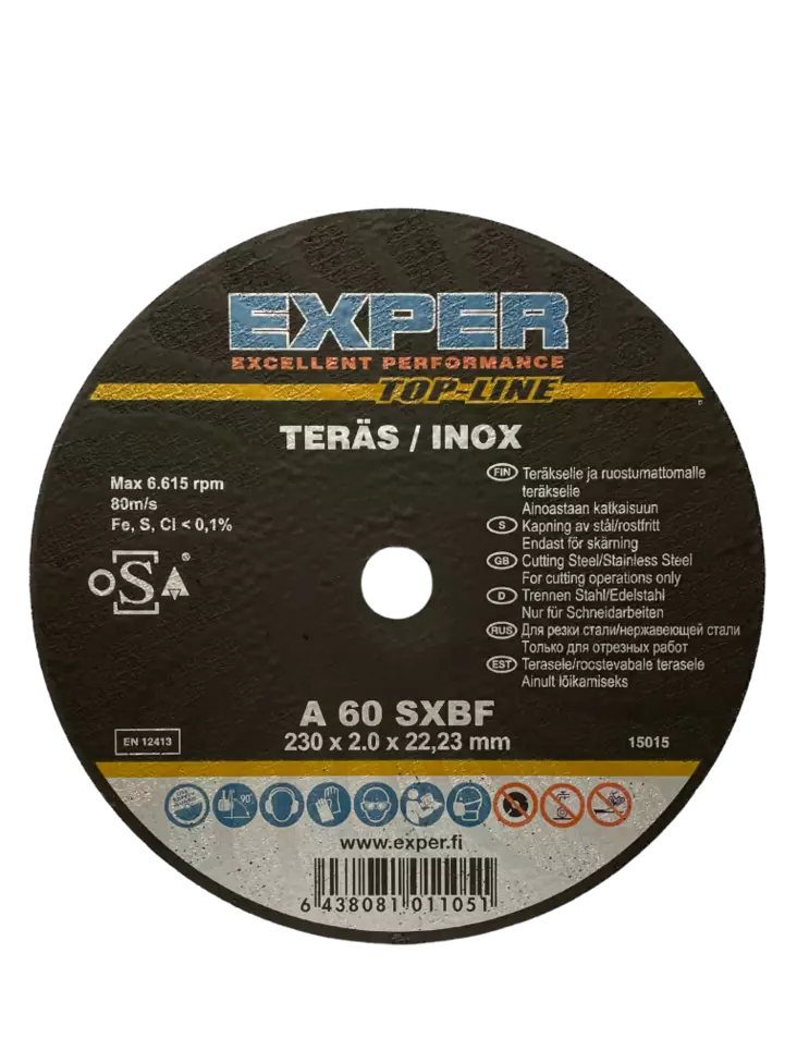 Exper katkaisulaikka Top Line 230x2,0mm - Katkaisulaikat - 6438081011051 - 1