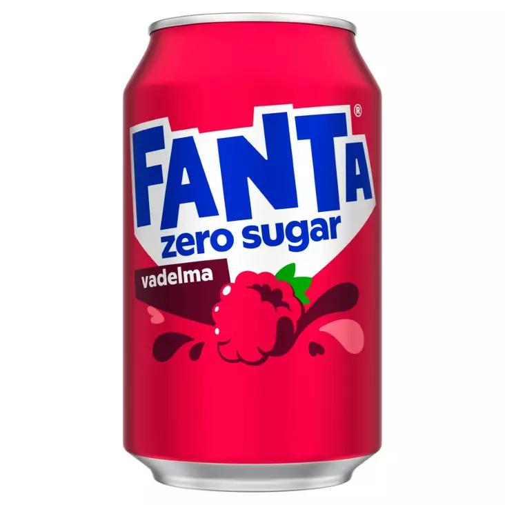 Fanta zero sugar vadelma 0,33l - Virvoitusjuomat ja mixerit - 6415600589321 - 1