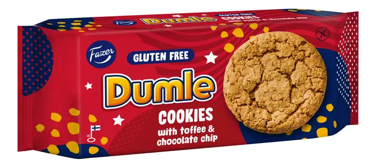Fazer Dumle cookies 140g gluteeniton - Keksit - 6416453554061 - 1